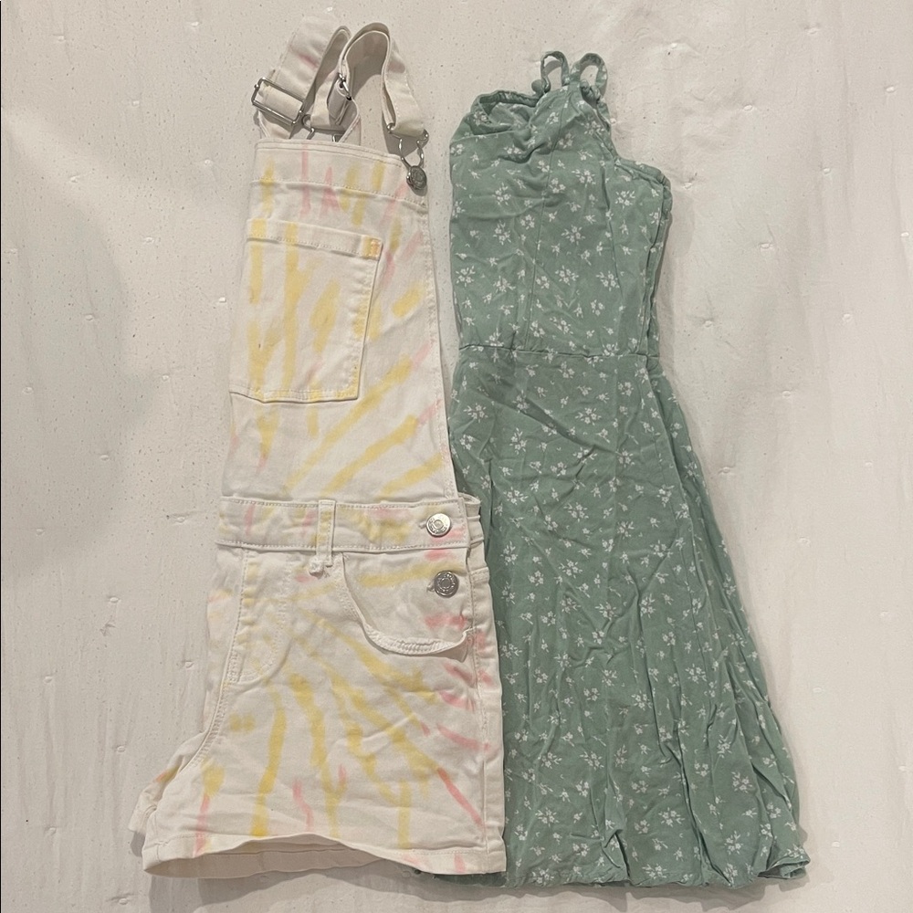 Primark Kids Dresses - White and Green
